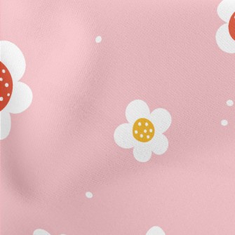 Simple Hand-painted Flowers Lightweight Cotton Poplin
