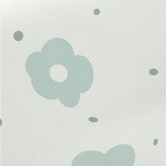 Single Tone Flowers Midweight Cotton Poplin