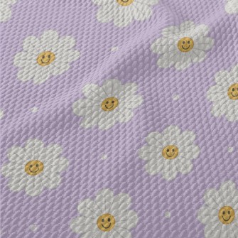 Flowers With Smiles Birdseye Piqué