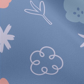 Simple And Fresh Various Flowe Chiffon