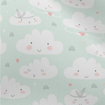 Cute Cloud Pattern Chiffon
