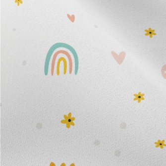 Cute Flowers And The Sun Chiffon