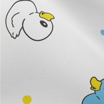 Brightly Colored Ducks Chiffon