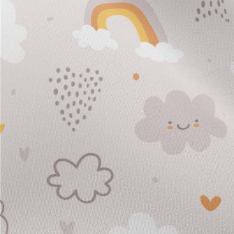 Cute And Soft Weather Patterns Chiffon