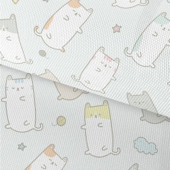 Sleeping Cats Waterproof Oxford