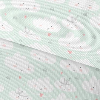 Cute Cloud Pattern Waterproof Oxford