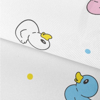 Brightly Colored Ducks Waterproof Oxford