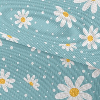 Hand Drawn Beautiful Daisies Waterproof Oxford