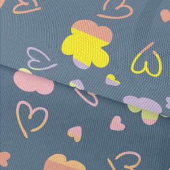 Colorful Love Heart Waterproof Oxford