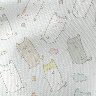 Sleeping Cats Waterproof Canvas