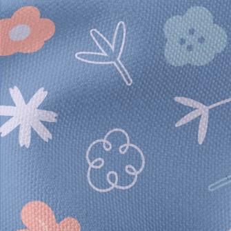 Simple And Fresh Various Flowe Waterproof Canvas