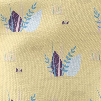 Leaf Grass Growing In The Sand Waterproof Canvas