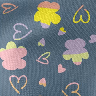 Colorful Love Heart Waterproof Canvas