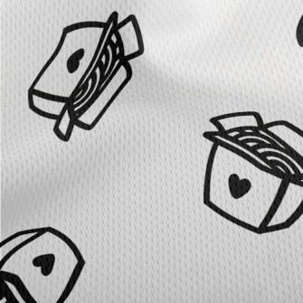 Simple Lines Of Love Instant N Athletic Mesh Flat Back