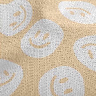 Smiling Faces In Unison Athletic Mesh Flat Back