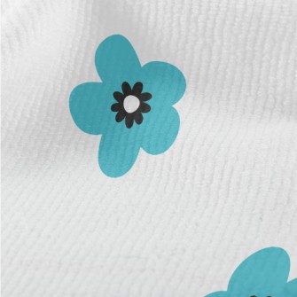 Bright Blue Flowers Terry