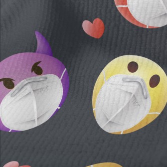 Emoji Image Wearing A Mask Terry