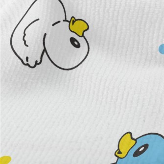 Brightly Colored Ducks Terry