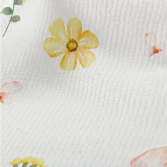 Watercolor Style Flowers Terry