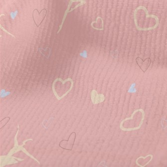 Monochrome Love Heart And Ball Terry