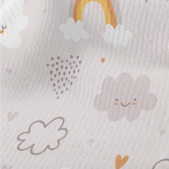 Cute And Soft Weather Patterns Terry