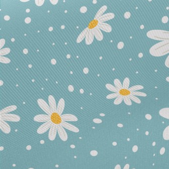 Hand Drawn Beautiful Daisies Twill