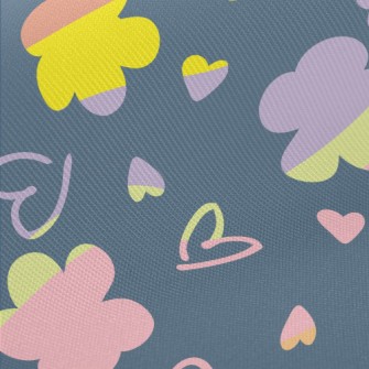 Colorful Love Heart Twill