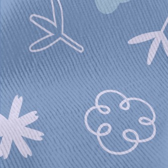 Simple And Fresh Various Flowe Standard Corduroy