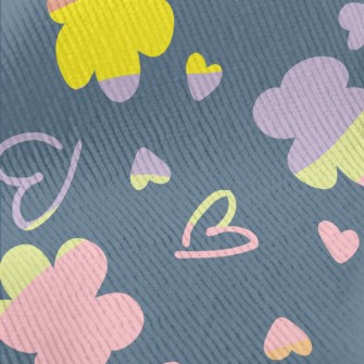 Colorful Love Heart Standard Corduroy