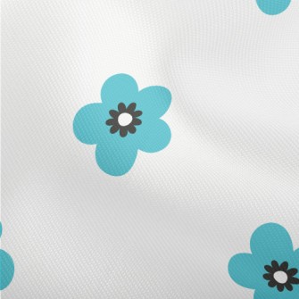 Bright Blue Flowers Dobby