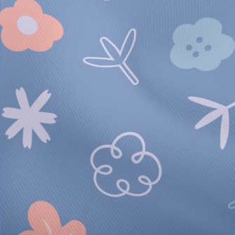 Simple And Fresh Various Flowe Dobby