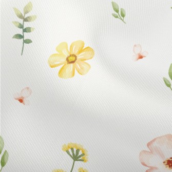 Watercolor Style Flowers Dobby
