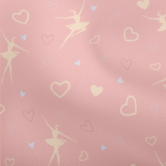 Monochrome Love Heart And Ball Dobby
