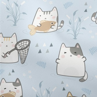 Cats Going Fishing Together Dobby