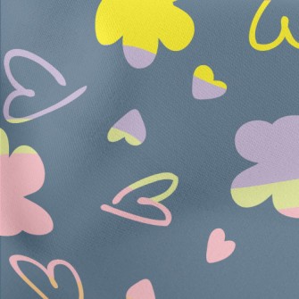 Colorful Love Heart Stretch Ponte