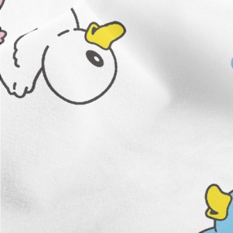 Brightly Colored Ducks Micro Fleece
