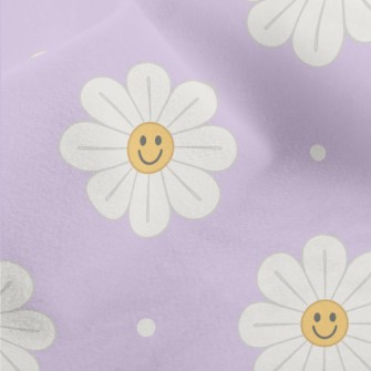 Flowers With Smiles Micro Fleece