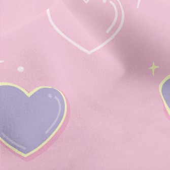 Bright Shining Love Heart Micro Fleece