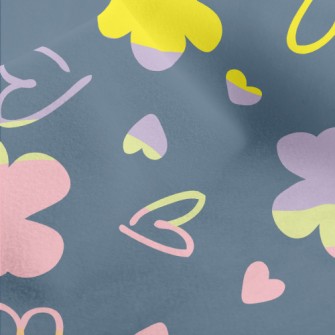 Colorful Love Heart Micro Fleece