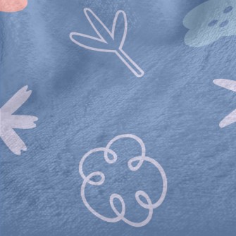 Simple And Fresh Various Flowe Minky