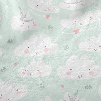 Cute Cloud Pattern Minky