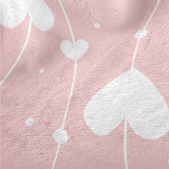 String Of Love Hearts Minky