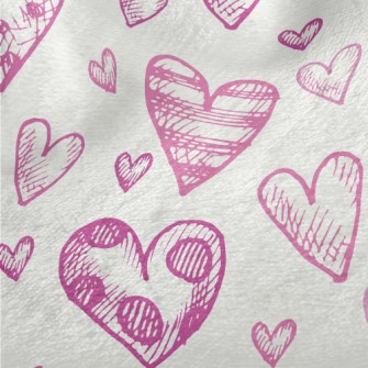 Three-dimensional Love Hearts  Minky