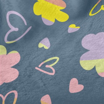 Colorful Love Heart Minky