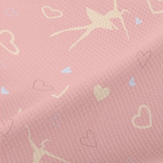 Monochrome Love Heart And Ball Piqué