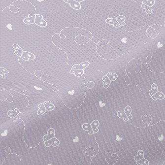 Butterflies Flying Around Piqué