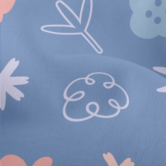 Simple And Fresh Various Flowe Lightweight Performance Linen