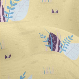 Leaf Grass Growing In The Sand Lightweight Performance Linen