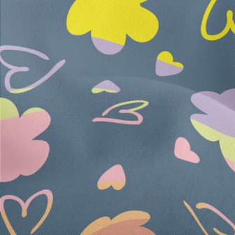 Colorful Love Heart Lightweight Performance Linen