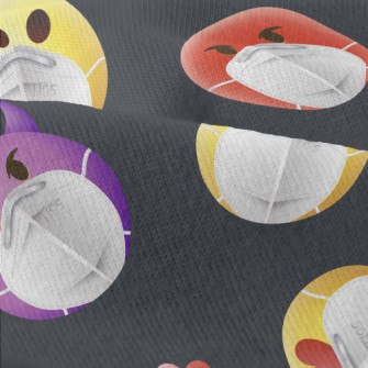 Emoji Image Wearing A Mask Modern Jersey